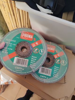 Discos para amoladora piedra 
Pack 10 unidades 