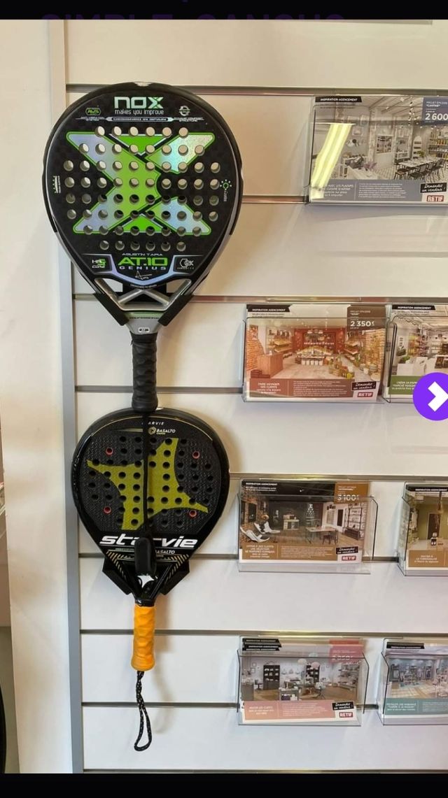 Soporte Pala Padel para pared.