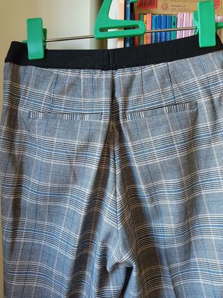 Conjunto pantalón y chaleco cuadros