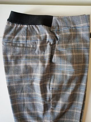 Conjunto pantalón y chaleco cuadros