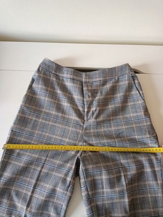 Conjunto pantalón y chaleco cuadros