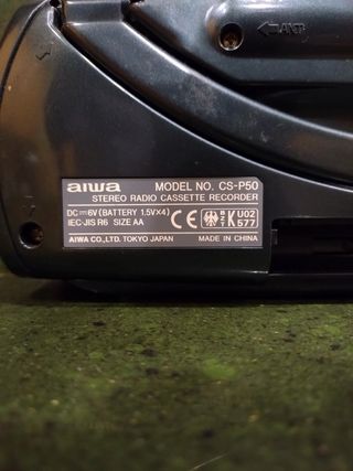 Radiocasete AIWA CS-P50