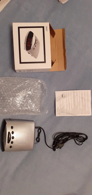 Radio despertador reloj