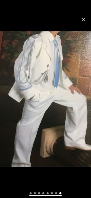 Traje comunion niño almirante 8 años.Rosmar
