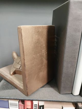 Pareja Sujetalibros Soporte Vintage madera maciza