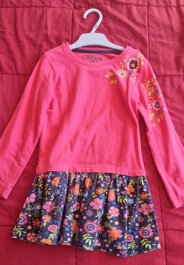 Conjunto Vestido y chaqueta niña 3 años
