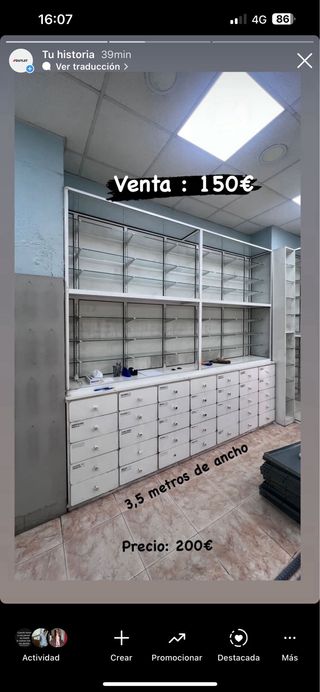 Estanteria con cajonera