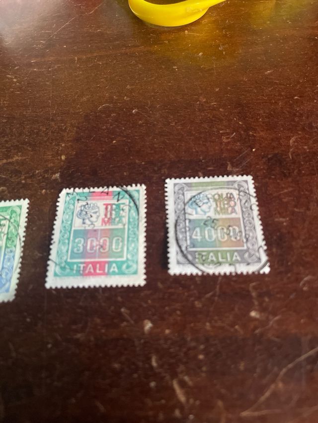 francobolli valori alti lire 1500 2000 3000 4000