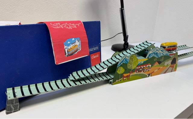 Tren cremallera teleferico cuerda imaginarium