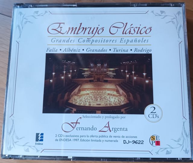 CD DOBLE EMBRUJO CLÁSICO Fernando Argenta 1997