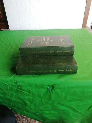 2 libros Don Quijote de la Mancha 1,2 partes