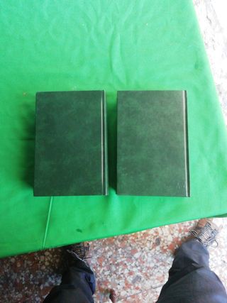 2 libros Don Quijote de la Mancha 1,2 partes