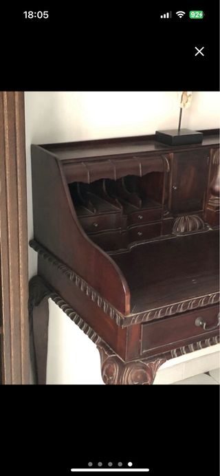 Libreria y escritorio estabteria de madera