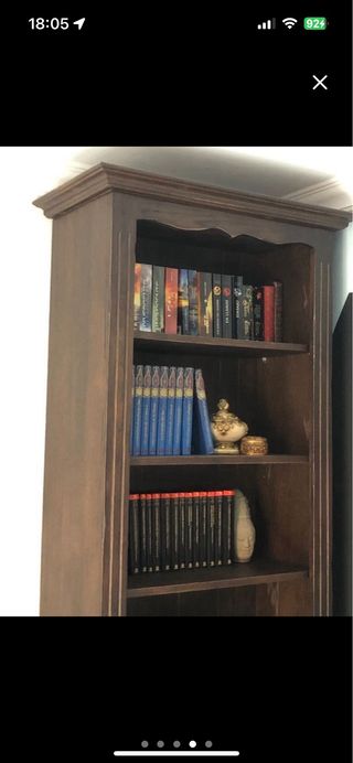 Libreria y escritorio estabteria de madera