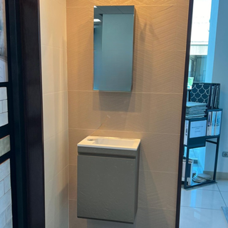 Mueble de Baño + Lavabo + Armario con Espejo