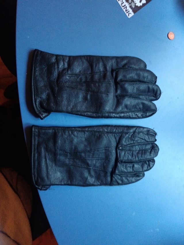 Guantes cuero XL