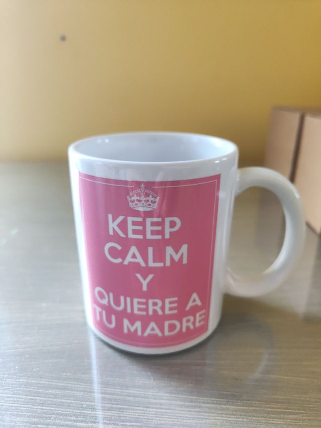 Taza keep calma madre