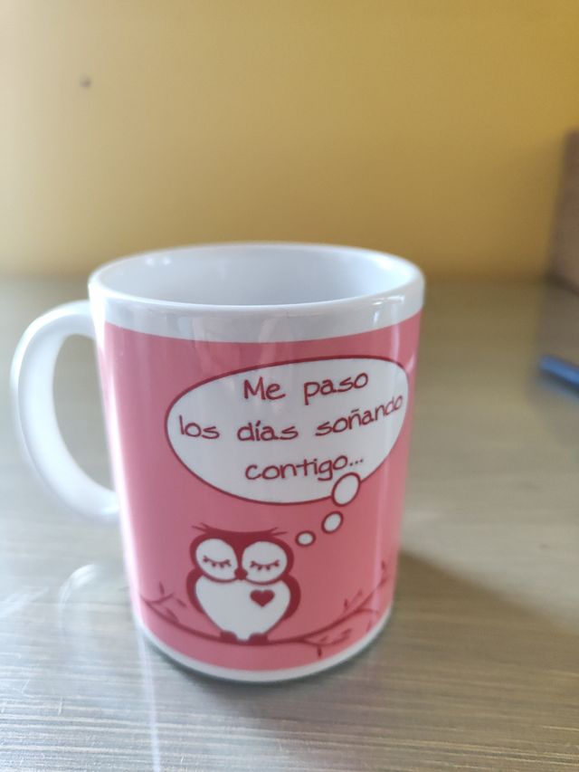 Taza amor búho