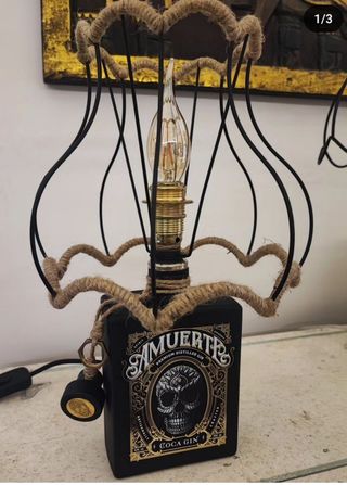 Lampade fatte con bottiglia