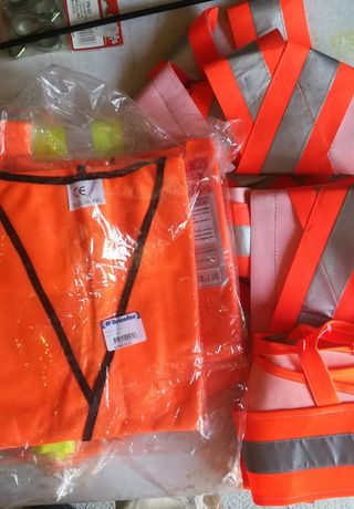 Giubbetto Gilet fascia Catarifrangente moto sport