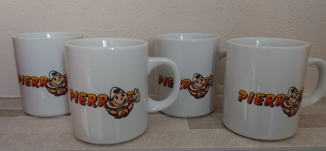 Set 4 tazze mug