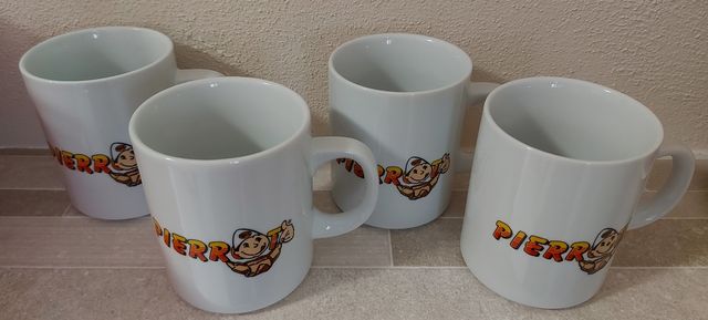Set 4 tazze mug