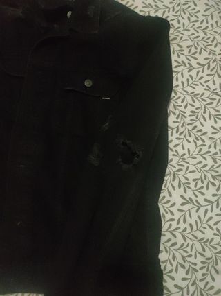 Chaqueta vaquera negra