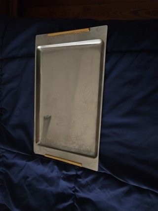 2 Vassoi inox