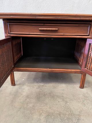 ✅comoda madera y bambu original 70 becara
