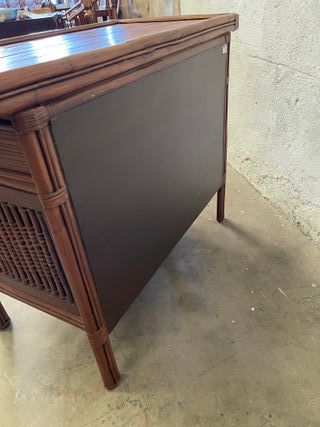 ✅comoda madera y bambu original 70 becara