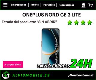 💥Oneplus Nord Ce3 Lite 128GB Verde "Sin abrir"💥