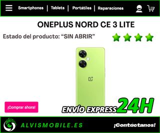 💥Oneplus Nord Ce3 Lite 128GB Verde "Sin abrir"💥