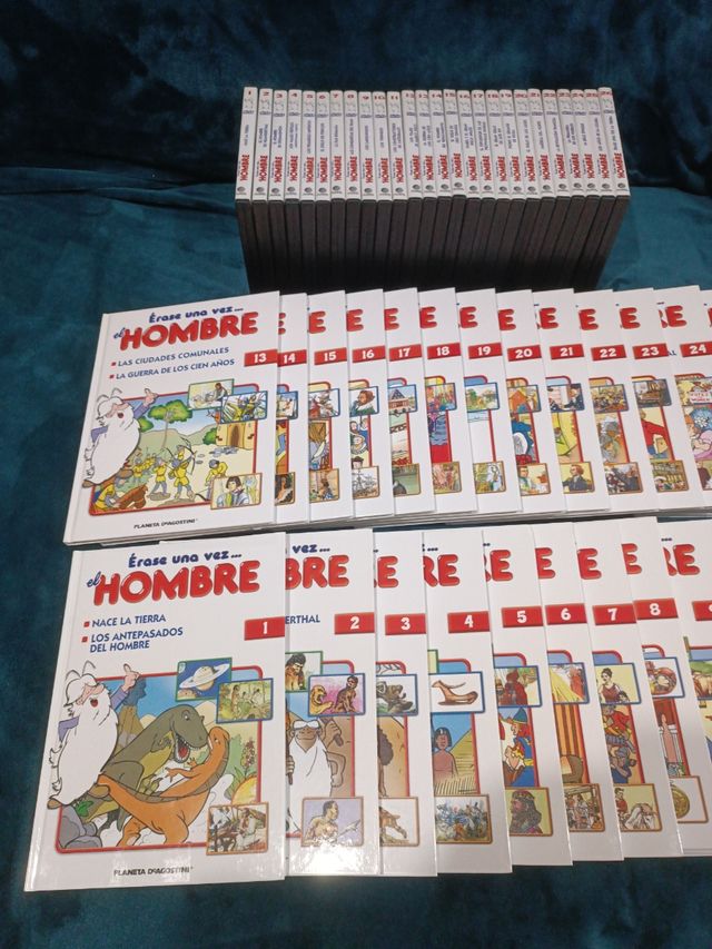 Biblioteca Érase una vez el Hombre,26 Tomos 26 dvd