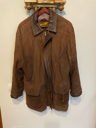 abrigo de piel de hombre