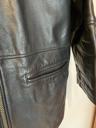 abrigo de piel de hombre