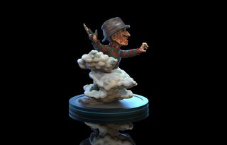 Figura PVC Q-Fig Freddy Krueger 10 cm. Elm Street