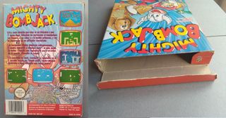 NINTENDO NES MIGHTY BOMB JACK COMPLETO PAL B ESP