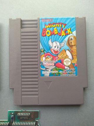 NINTENDO NES MIGHTY BOMB JACK COMPLETO PAL B ESP