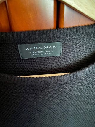 Jersey punto negro - Zara