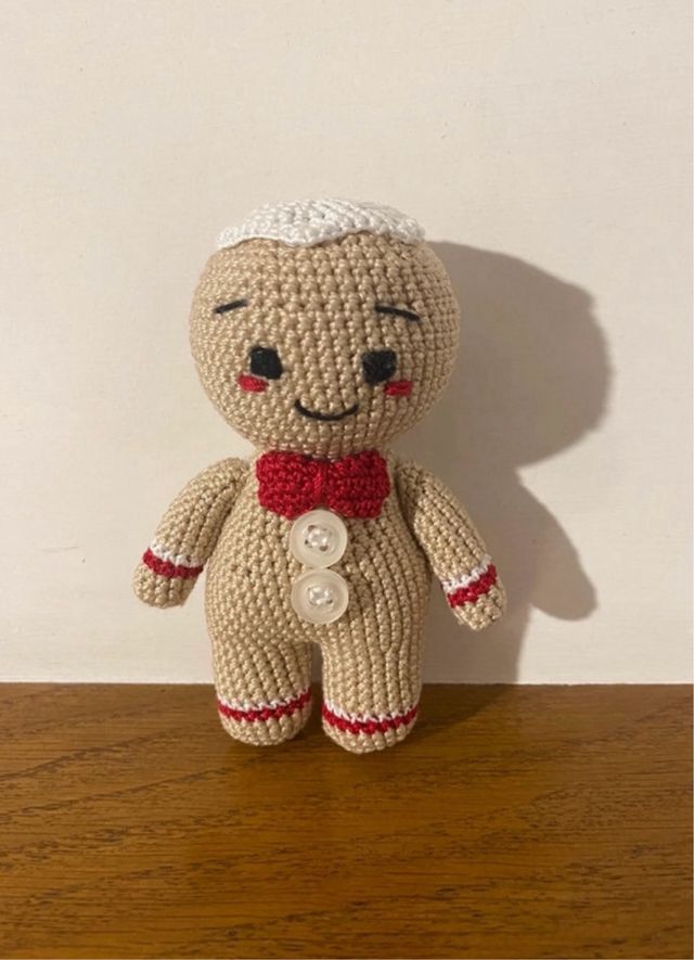Amigurumi pupazzo pan di zenzero