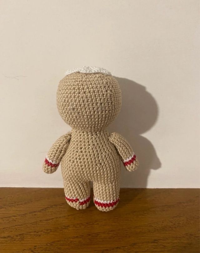 Amigurumi pupazzo pan di zenzero