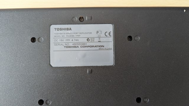 Dock Toshiba portatil