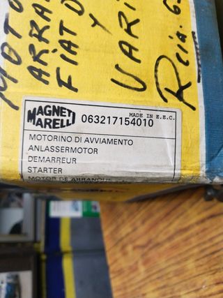Motor de arranque magneti marelli Fiat SEAT Alfa