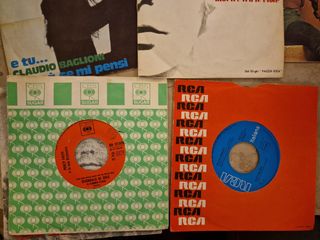 Lotto 9 dischi 45 giri anni 60