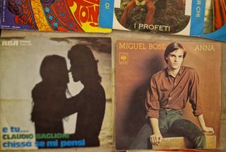 Lotto 9 dischi 45 giri anni 60