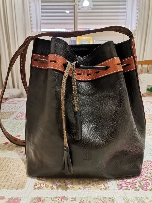 bolso de cuero marca el caballo