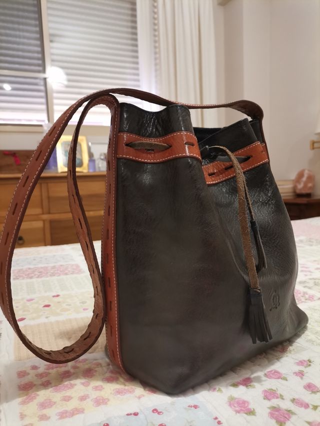 bolso de cuero marca el caballo