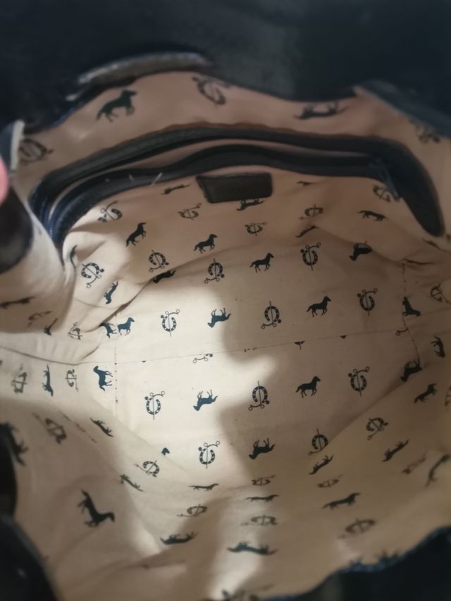 bolso de cuero marca el caballo