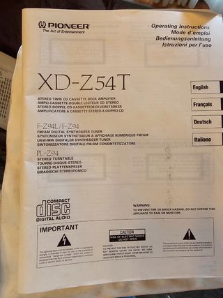 Torre Musica Pioneer+ 2 altavoces+ armar