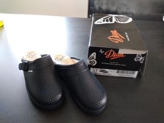 Zuecos de seguridad Dian. n. 37. Nuevos